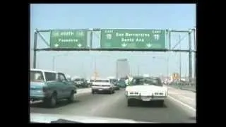 Driving in LA 1989　LAの車窓風景 1989年