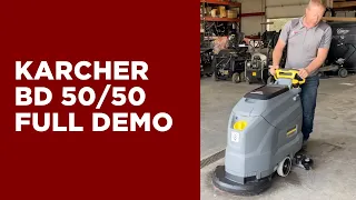 Karcher BD 50/50 Scrubber In Action