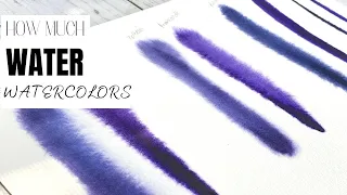 How to control paint and water in watercolors