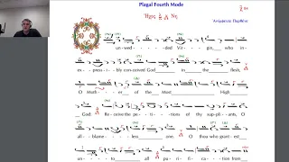 Aposticha Theotokion Tone 8: Paralegi and Melos