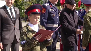 Значимое событие состоялось в жизни 59 воспитанников Горожанского казачьего кадетского корпуса