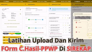 Latihan Upload Form C.Hasil-PPWP Ke Aplikasi SIREKAP Di HP Android Oleh KPPS