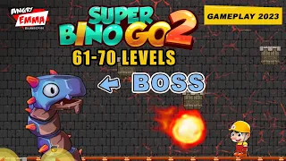 Super Bino Go 2 - Levels 61-70 + BOSS (Android Gameplay 2023)