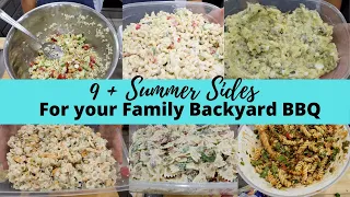 9 + Dishes | Family Favorite Summer Sides for your Backyard BBQ