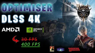 OPTIMISER Baldur's Gate 3  NVIDIA AMD DLSS 4K  (GAGNER et STABILISER ses FPS !) | GUIDE Réglages JEU