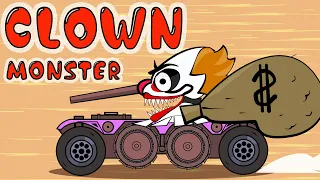 Клоун Монстр | Clown Monster | Tank cartoons | Мультики про Танки