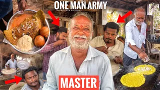 One Man Army | Master of Making Pesarattu (Moong Dal Dosa) Only 25/- | Anakapalle | Street Food