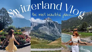Switzerland Travel Vlog 🇨🇭| Interlaken, Grindelwald, Lauternbrunnen, Murren| beautiful & dreamy 🧀