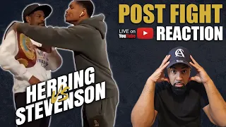 Shakur Stevenson vs jermell Herring  Post Reaction [ Full Fight ]