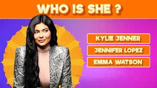 Guess the 50 female celebrity | who is she ? | Quiz trivia