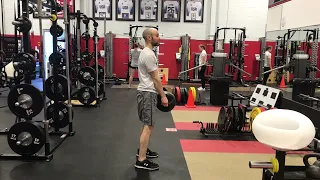 Med Ball Jump Squat