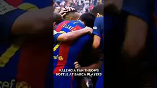 Valencia Fan Throw Bottle on Barca Player #trending #shorts #messi #angry #attitudestatus