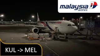 TripReport | Malaysia Airlines (Economy Class) | Airbus A330 | Kuala Lumpur (KUL) - Melbourne (MEL)