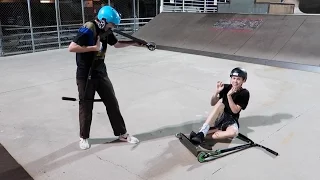 I MADE TANNER FOX RIDE SCOOTERS AGAIN!