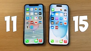 IPHONE 11 VS IPHONE 15 - ЧТО ИЗМЕНИЛОСЬ ЗА 4 ГОДА? ПОЛНОЕ СРАВНЕНИЕ!