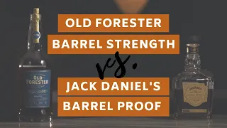 Which Barrel Proof Powerhouse is THE BEST BUY? | Old Forester vs Jack Daniel's BLIND REVIEW