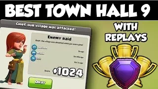 INSANE Town Hall 9 (TH9) TROPHY Base 2018!! With Replays | New Best CoC Th9 Troll/Trophy Base