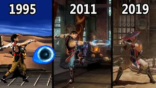 Evolution of Kung Lao's Hat Throw (1993-2020)