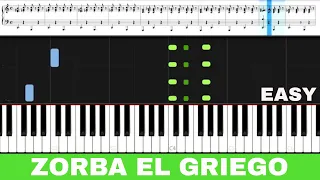 Zorba The Greek (El Griego) - Piano Tutorial (played on a professional Roland Stage Piano)