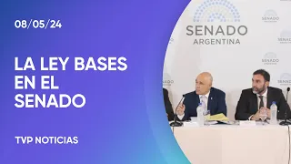 Se debate la Ley Bases en el Senado