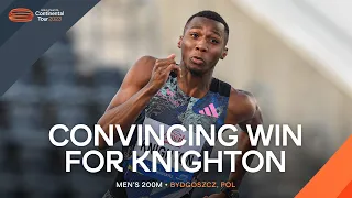 Erriyon Knighton supreme in Bydgoszcz | Continental Tour Gold 2023