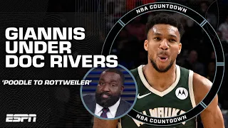 Giannis went from Poodle to Rottweiler after Doc Rivers arrived! - Kendrick Perkins | NBA Countdown