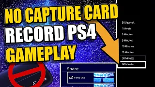 *NEW* How to Record PS4 Gameplay without a CAPTURE CARD (Record Up to 1 HOUR)