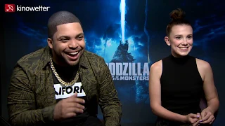 Interview O'Shea Jackson Jr. & Millie Bobby Brown GODZILLA 2