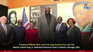 President William Ruto and First Lady Rachel Ruto visit the Martin Luther King Jr. National Park