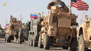 US patrol prevents Russian patrol from entering Derik city, northeast Syria