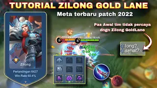 Cara Menggunakan Zilong Gold Lane, BUILD & EMBELEM, Counter 1000 MM🔥| Mobile legends Bang-bang