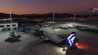 Microsoft Flight Simulator/Split Kastela (LDSP) Croatia To Athens (LGAV) Greece/Aegean A320neo