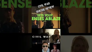 CIVIL WAR: Quickie Review #trending #shorts #shortvideo #civilwar #moviereview #action #war #fyp