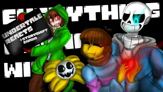 Undertale reacts to Everything Wrong With Undertale (All Parts)