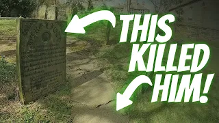 The strange tale of the man killed by his own gravestone | His stone tells you how