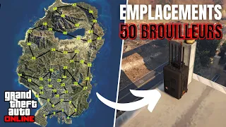 GTA V ONLINE - BROUILLEUR EMPLACEMENTS GUIDE