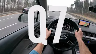 2015 Audi Q7 3.0 TDI 272 HP POV Test Drive