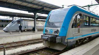 Tåg på Göteborg Central Maj 2021