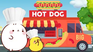 Molang | 😍Yummy Food Truck🌭🚚 | Cartoons For Children | HooplaKidz Toons