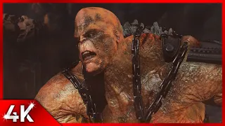 Kratos Kills his Grandfather Cronos - Kratos VS Cronos Boss Fight - God of War 3 Remastered 4K