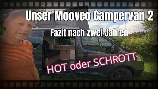 Unser Mooveo Campervan 2 - HOT oder SCHROTT? -  Fazit nach zwei Jahren und Roomtour