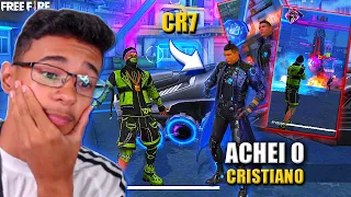 JOGUEI O NOVO MODO SECRETO CHRONO E ENCONTREI O PERSONAGEM CR7 NO FREE FIRE