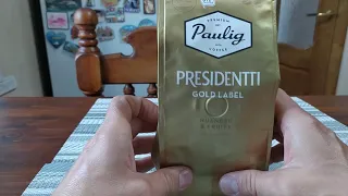 Paulig presidentti gold label кофе в зёрнах, зернах