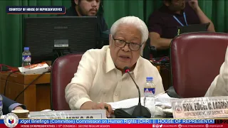 House hearing on CHR's proposed 2024 budget