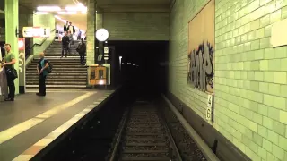 U-Bahn Berlin - U5 Führerstandsmitfahrt / Cab Ride: Lichtenberg - Alexanderplatz im B2-Zug