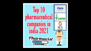 List of Top 10 Best pharmaceutical companies in india 2021