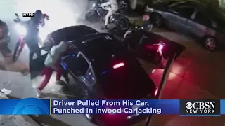 Caught On Video: Driver Pulled From His Car, Punched In Gunpoint Carjacking In Inwood