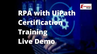 RPA UiPath Demo | How to get Started with RPA UiPath and Q&A?| EmergenTeck