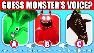 Guess the MONSTER'S VOICE (GARTEN OF BANBAN 3 & ROBLOX DOORS) | Evil BanBan, Tall Victor, Nabnaleena