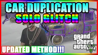 *NEW* SOLO GTA 5 CAR DUPLICATION GLITCH ONLINE CLEAN DUPE - EASIEST METHOD! GTA 5 ONLINE GLITCHES